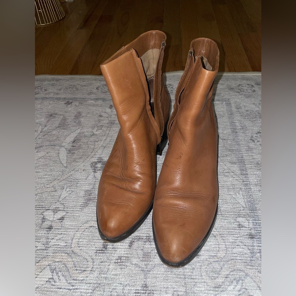 Sam Edelman Tan Ankle Boots